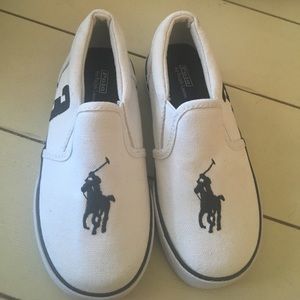 Kids polo slide sneakers